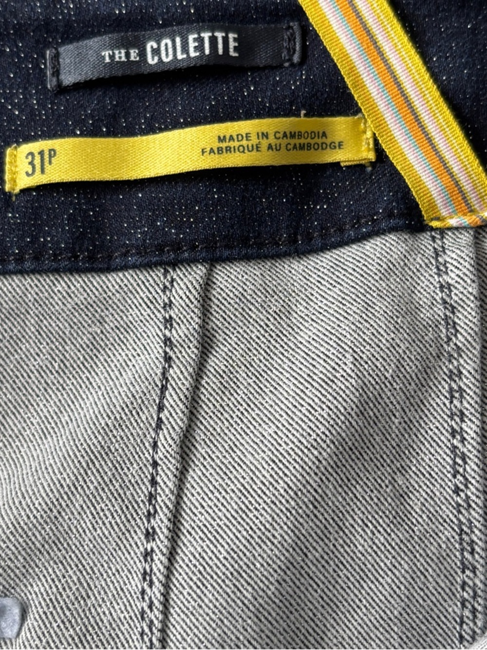 MAEVE by Anthropologie The Colette Sparkle Crop Wide-Leg Pants 31P Blue Shimmer - Picture 9 of 11